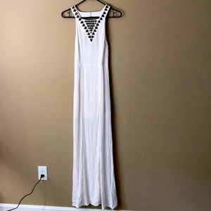 Guess white maxi dress Sz 6